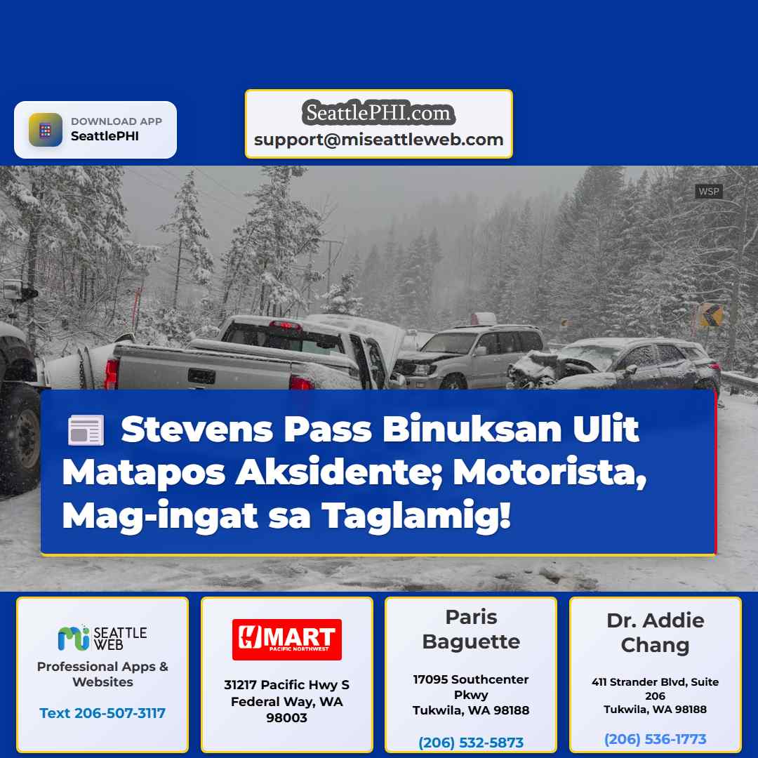 Stevens Pass Binuksan Ulit Matapos Aksidente;
