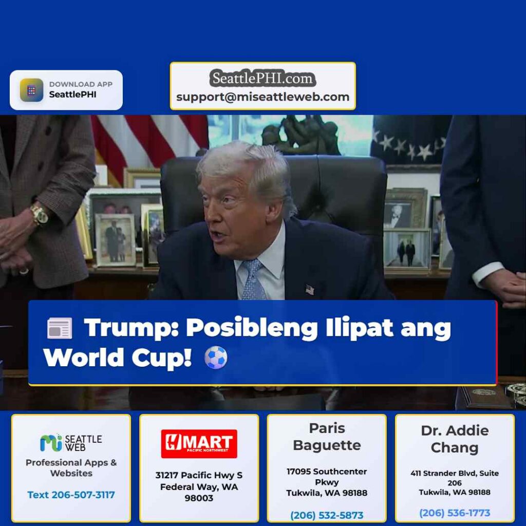 Trump: Posibleng Ilipat ang World Cup! β½οΈ