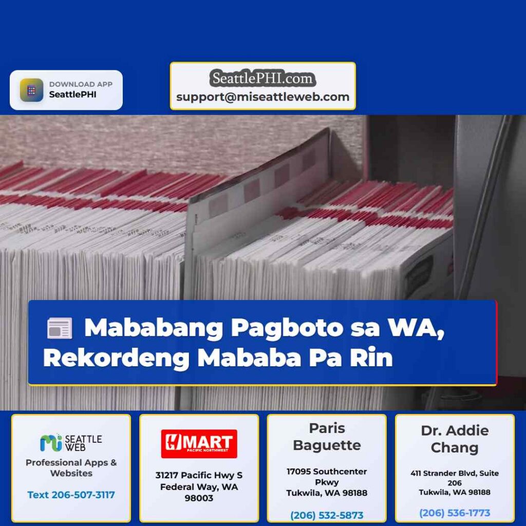 Mababang Pagboto sa WA, Rekordeng Mababa Pa Rin