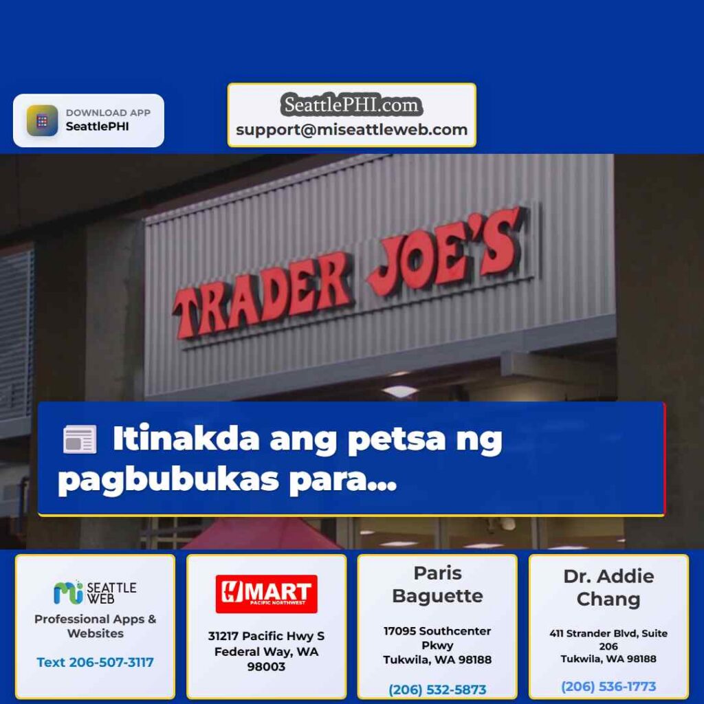 Itinakda ang petsa ng pagbubukas para...