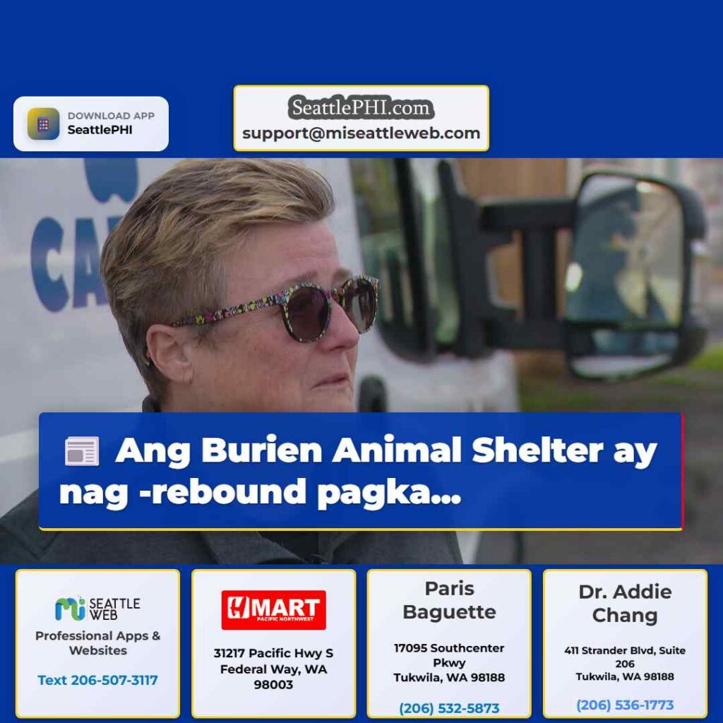 Ang Burien Animal Shelter ay nag -rebound pagka...
