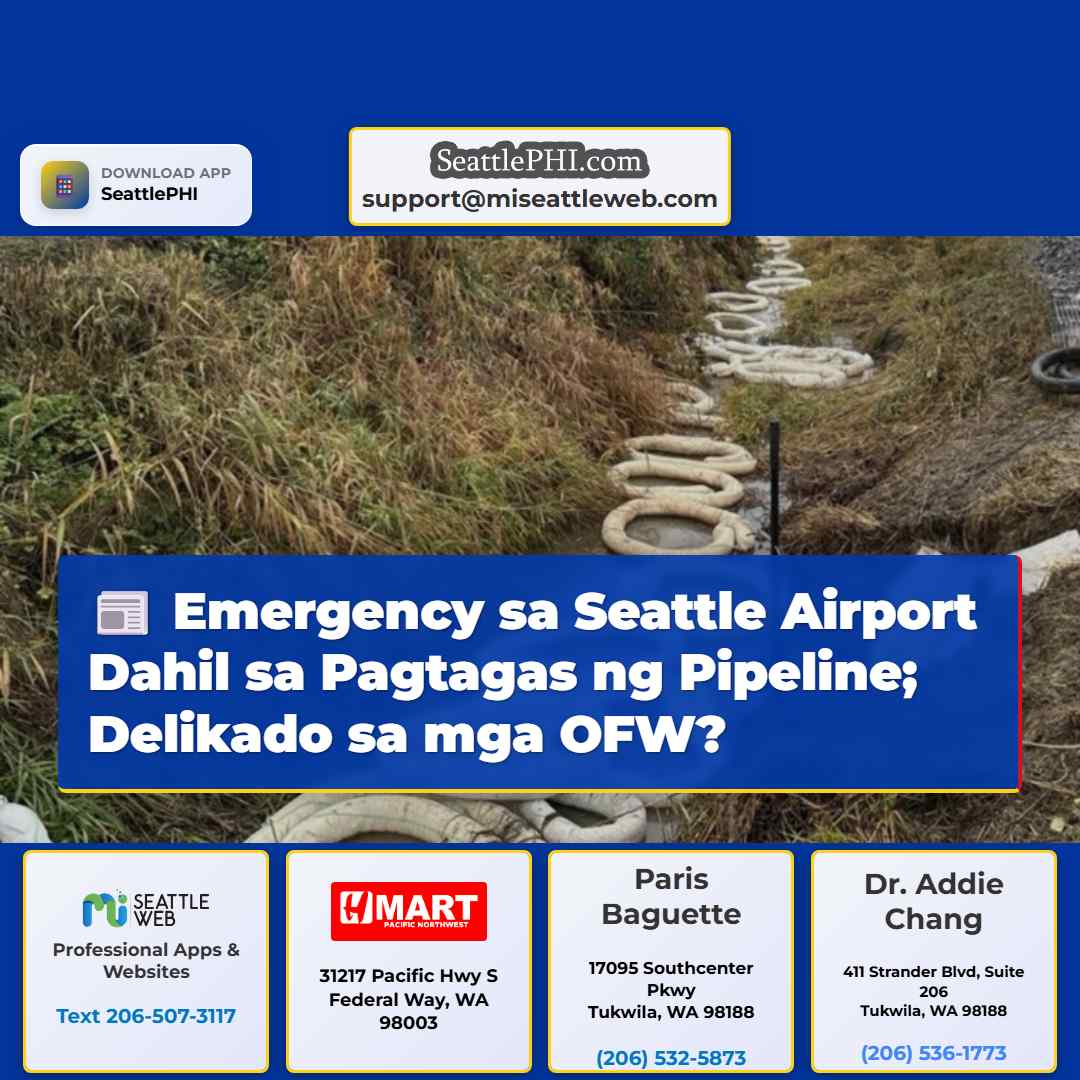 Emergency sa Seattle Airport Dahil sa Pagtagas ng