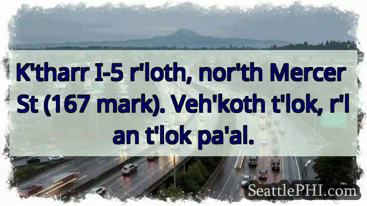 I-5 r'loth, Mercer St. Veh'koth.
