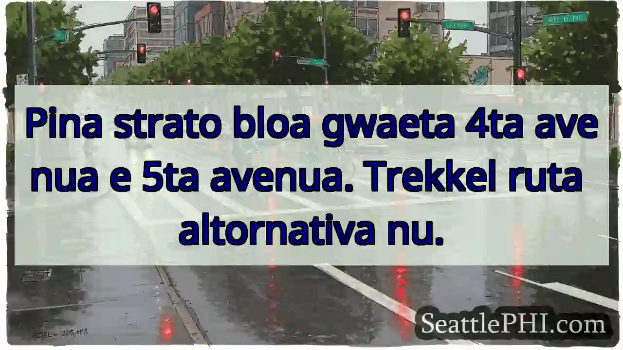 Ruta bloa 4ta-5ta avenua! Trekkel altornativa.