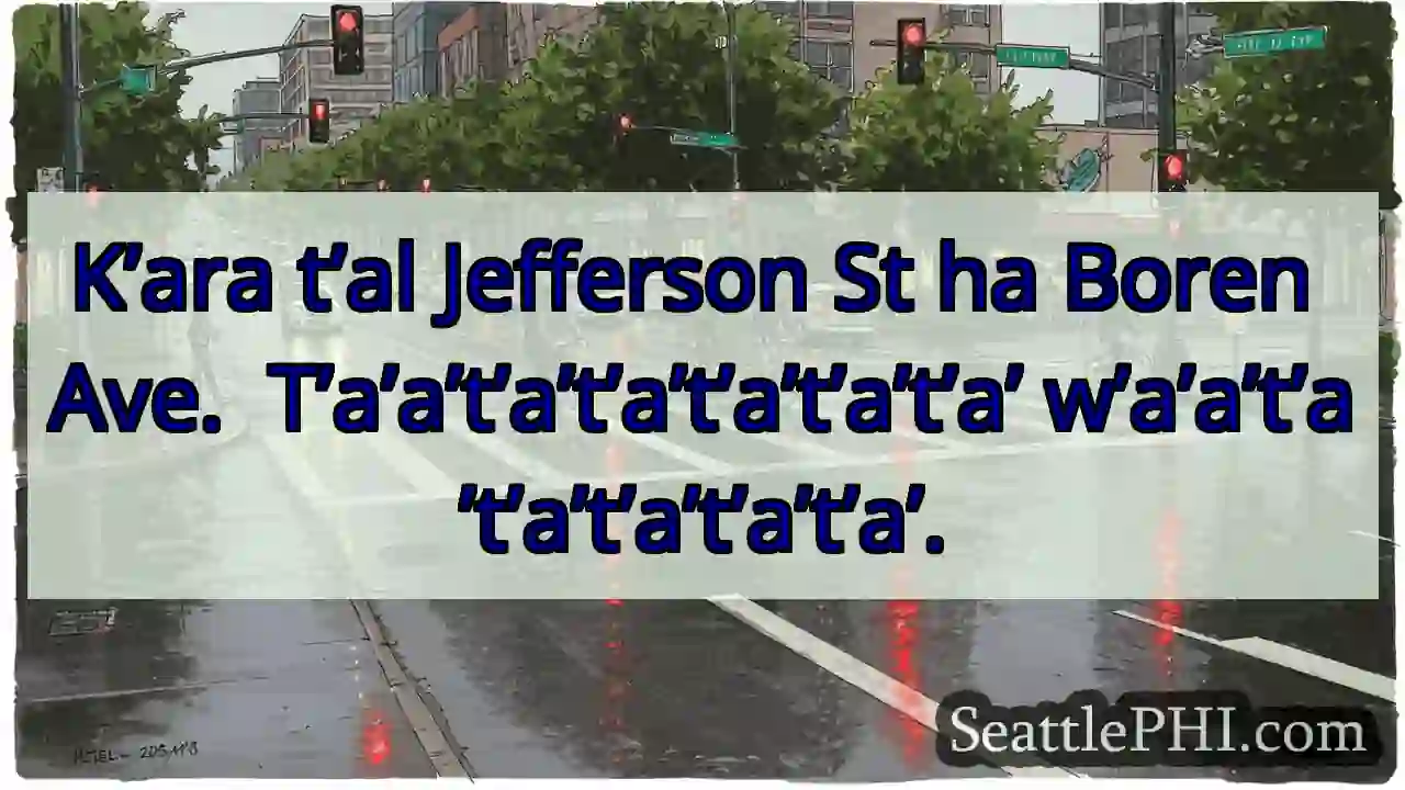 K’ara t’al Jefferson St & Boren Ave.