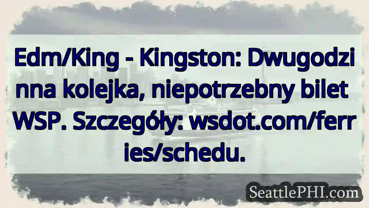 Edm/King: Dwie godziny, brak biletu WSP!