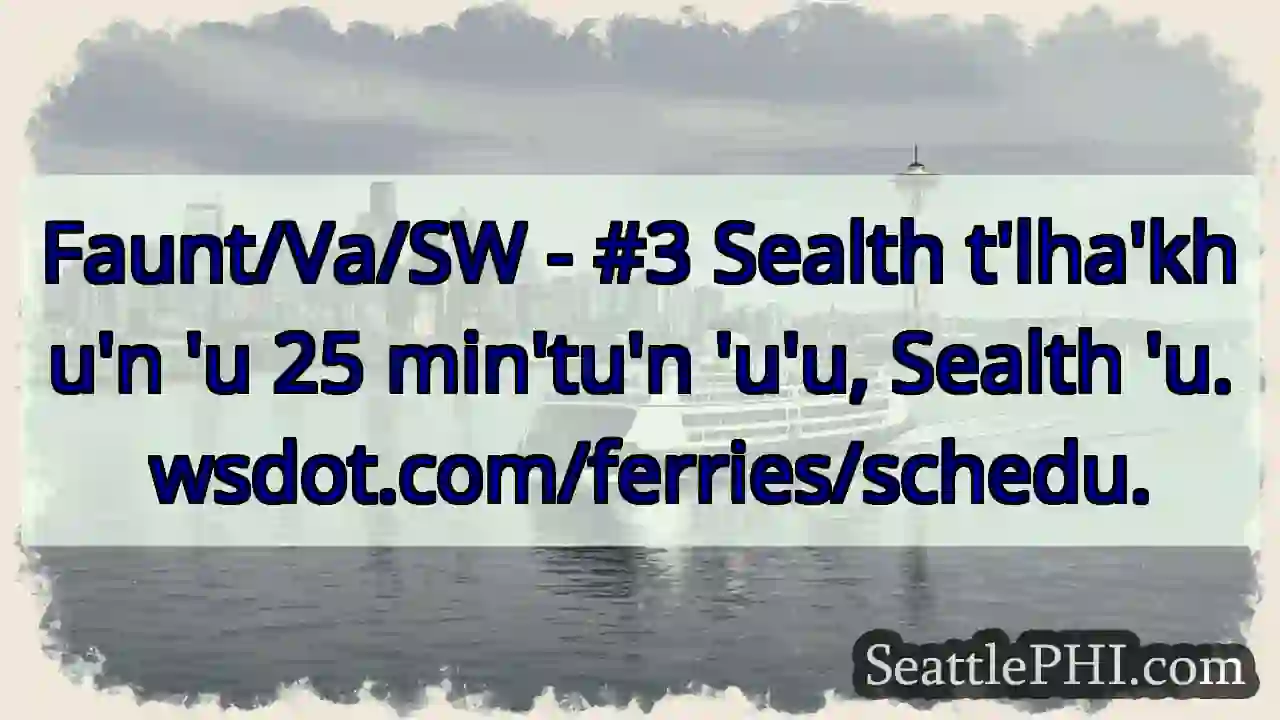 Sealth t'lha'khu'n - 25 min'tu'n