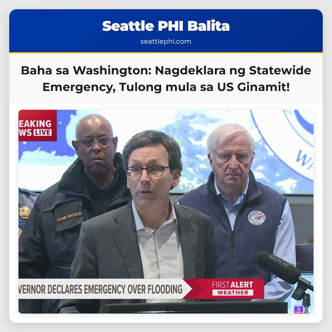 Baha sa Washington: Nagdeklara ng Statewide