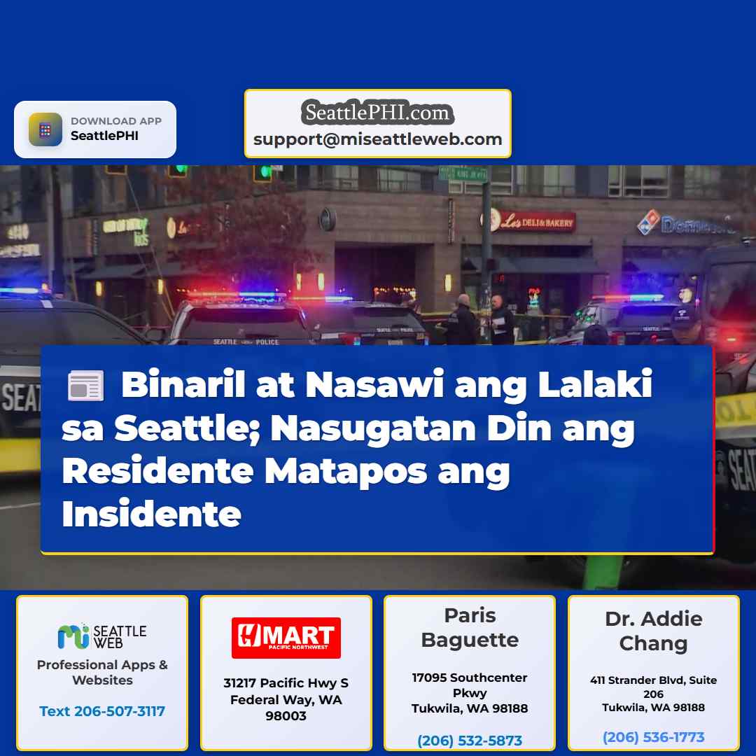 Binaril at Nasawi ang Lalaki sa Seattle;