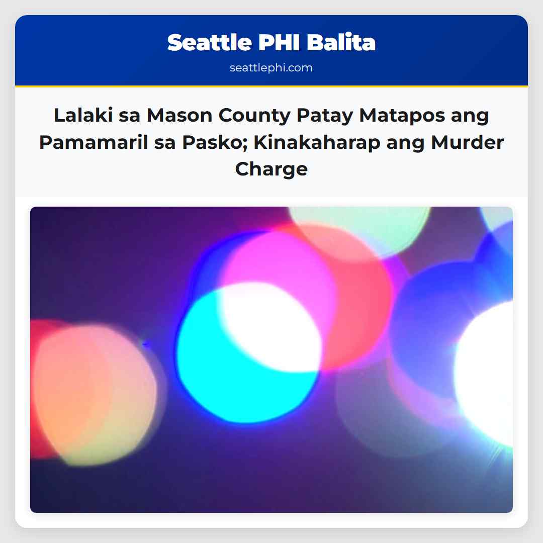 Lalaki sa Mason County Patay Matapos ang
