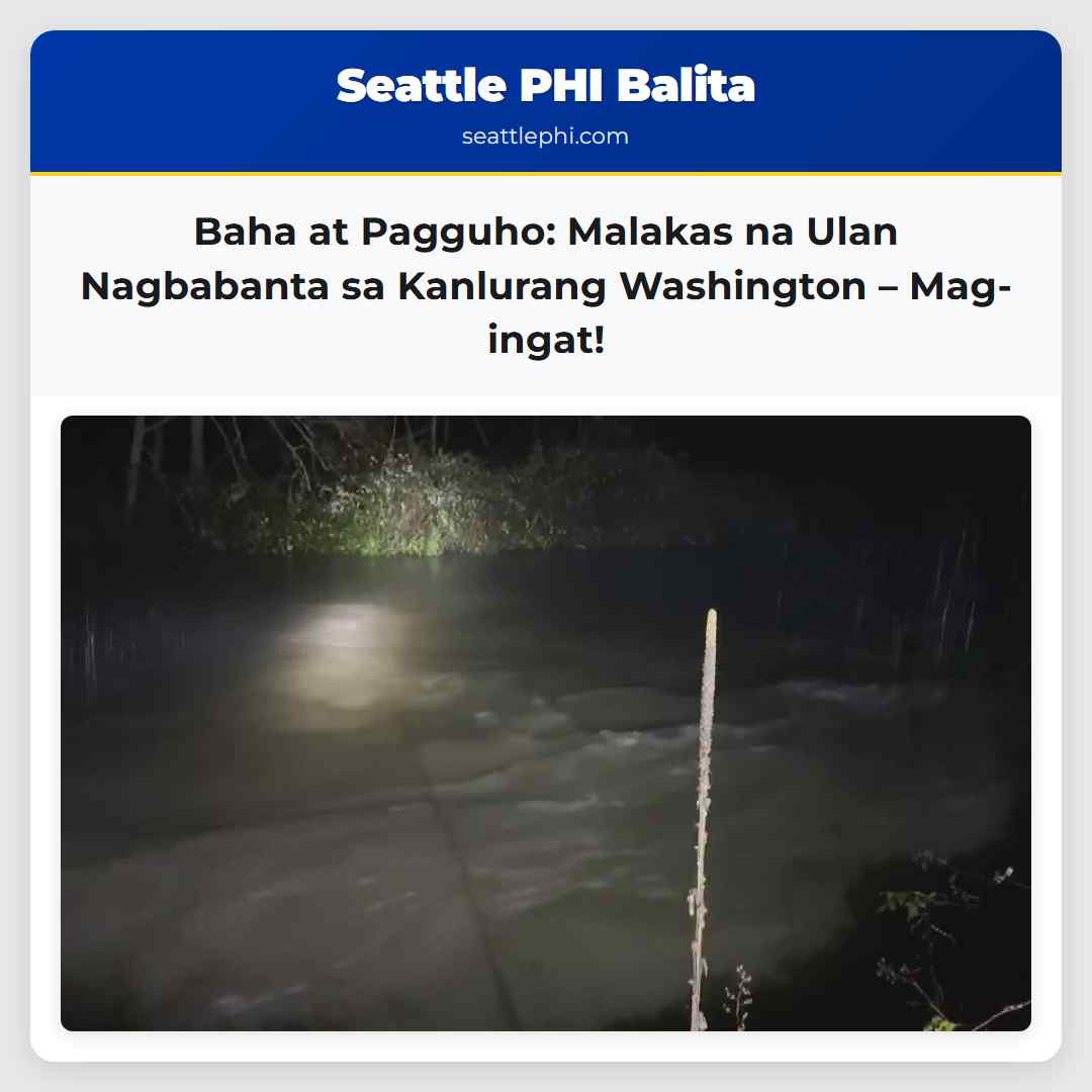 Baha at Pagguho: Malakas na Ulan Nagbabanta sa
