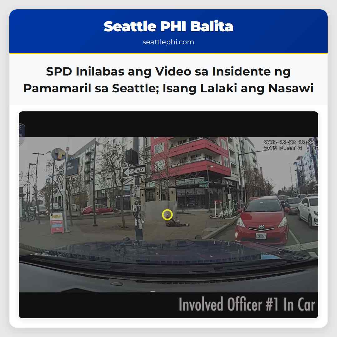 SPD Inilabas ang Video sa Insidente ng Pamamaril