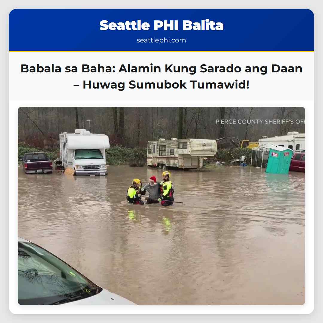 Babala sa Baha: Alamin Kung Sarado ang Daan –