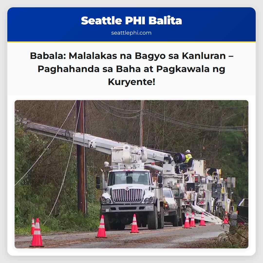 Babala: Malalakas na Bagyo sa Kanluran –