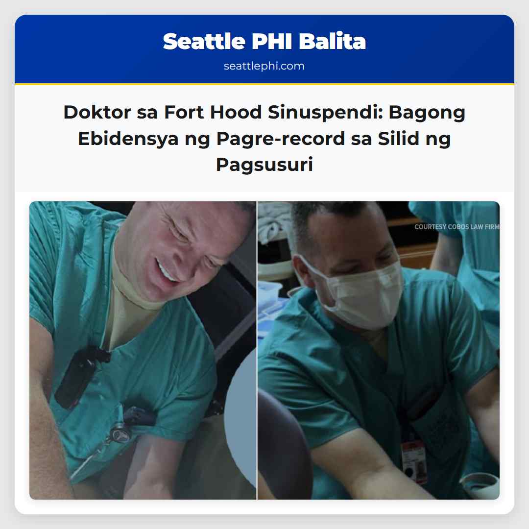 Doktor sa Fort Hood Sinuspendi: Bagong Ebidensya