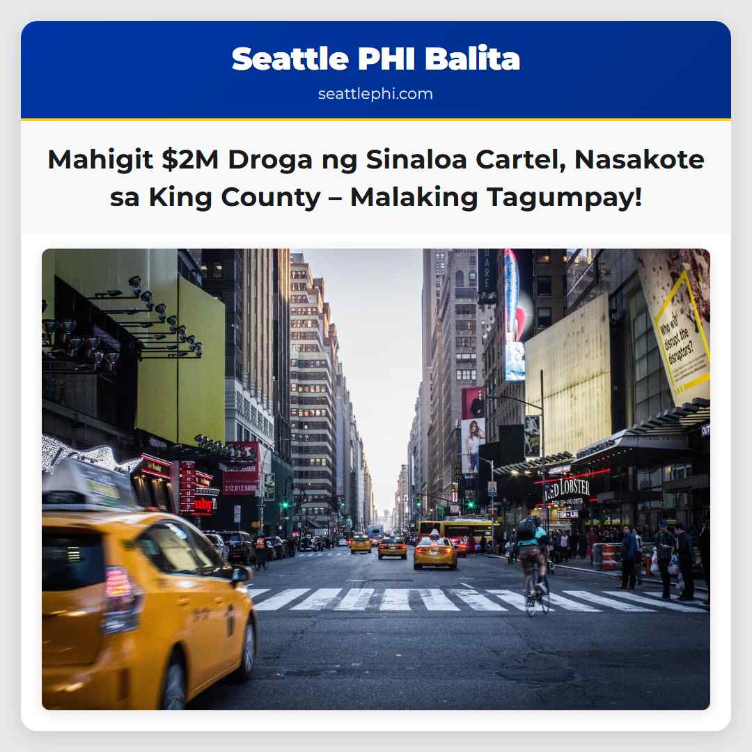 Mahigit $2M Droga ng Sinaloa Cartel, Nasakote sa