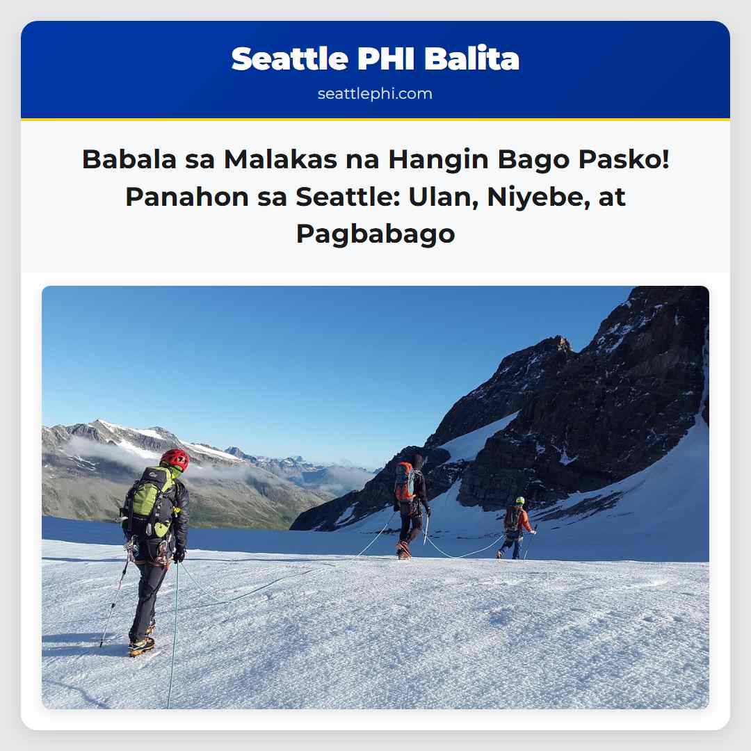 Babala sa Malakas na Hangin Bago Pasko! Panahon