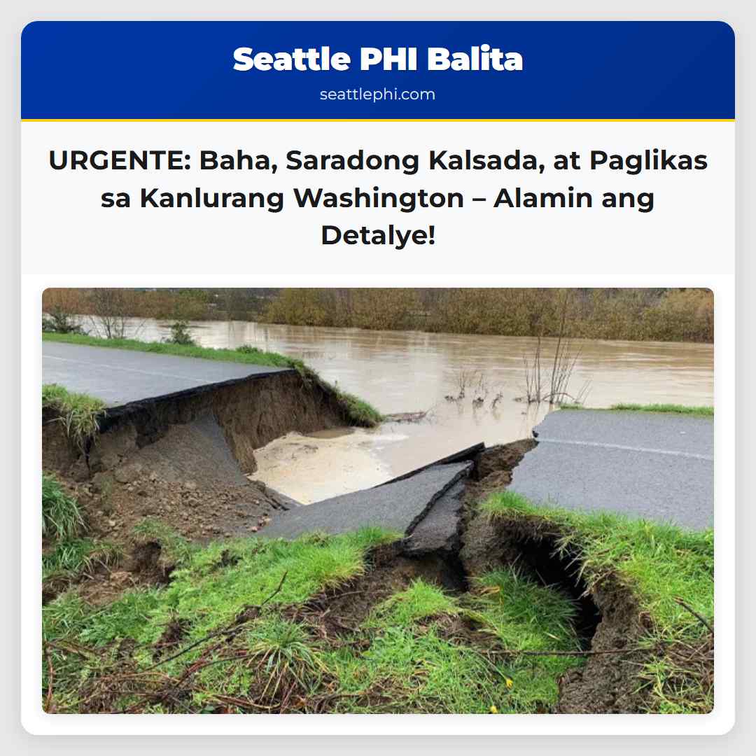 URGENTE: Baha, Saradong Kalsada, at Paglikas sa