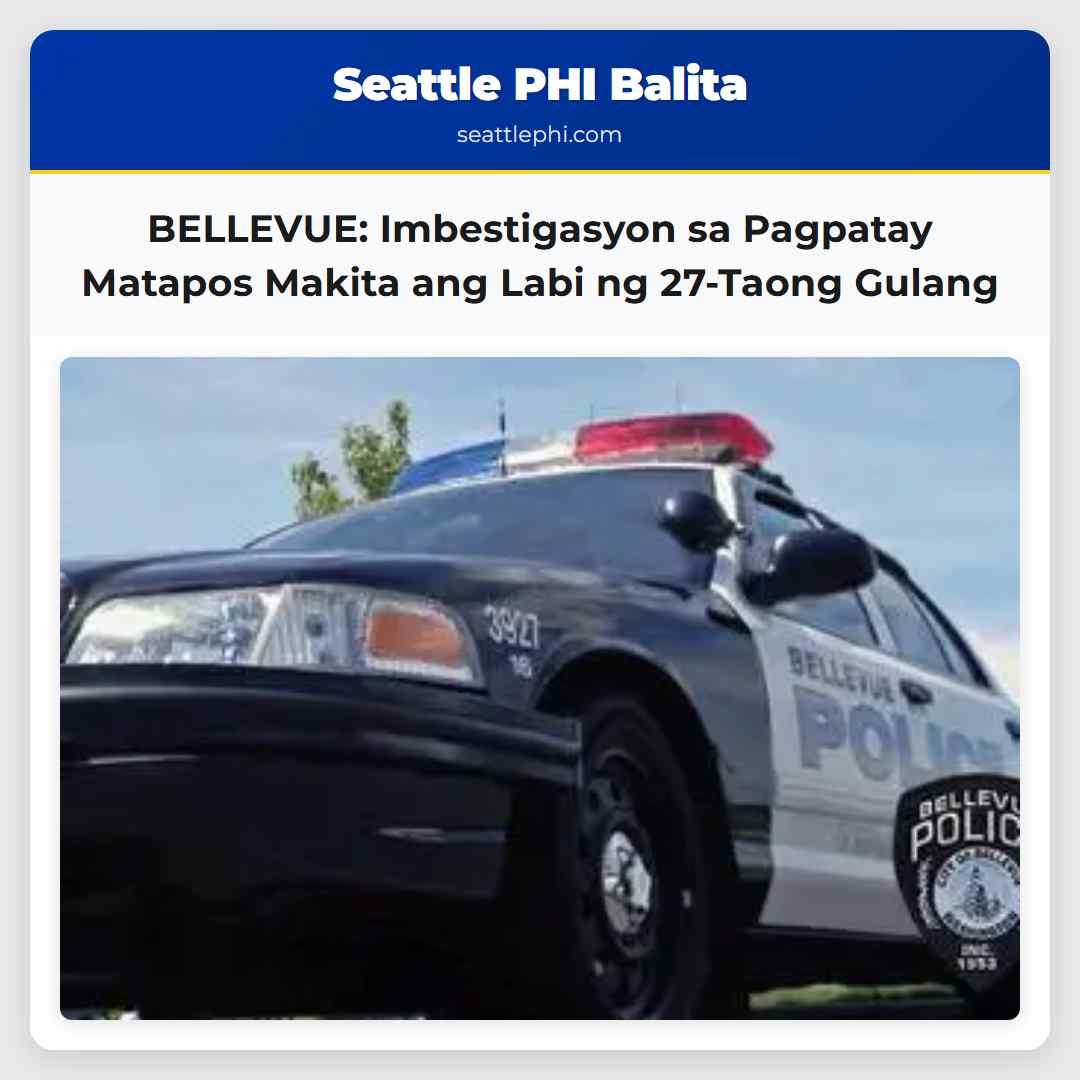 BELLEVUE: Imbestigasyon sa Pagpatay Matapos
