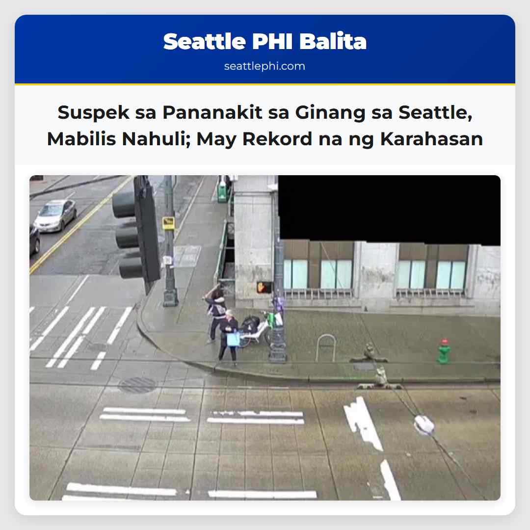 Suspek sa Pananakit sa Ginang sa Seattle, Mabilis
