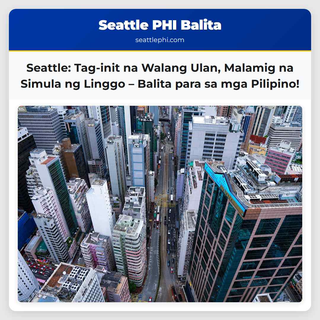 Seattle: Tag-init na Walang Ulan, Malamig na