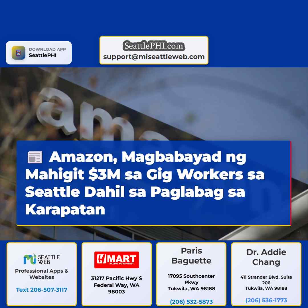 Amazon, Magbabayad ng Mahigit $3M sa Gig Workers