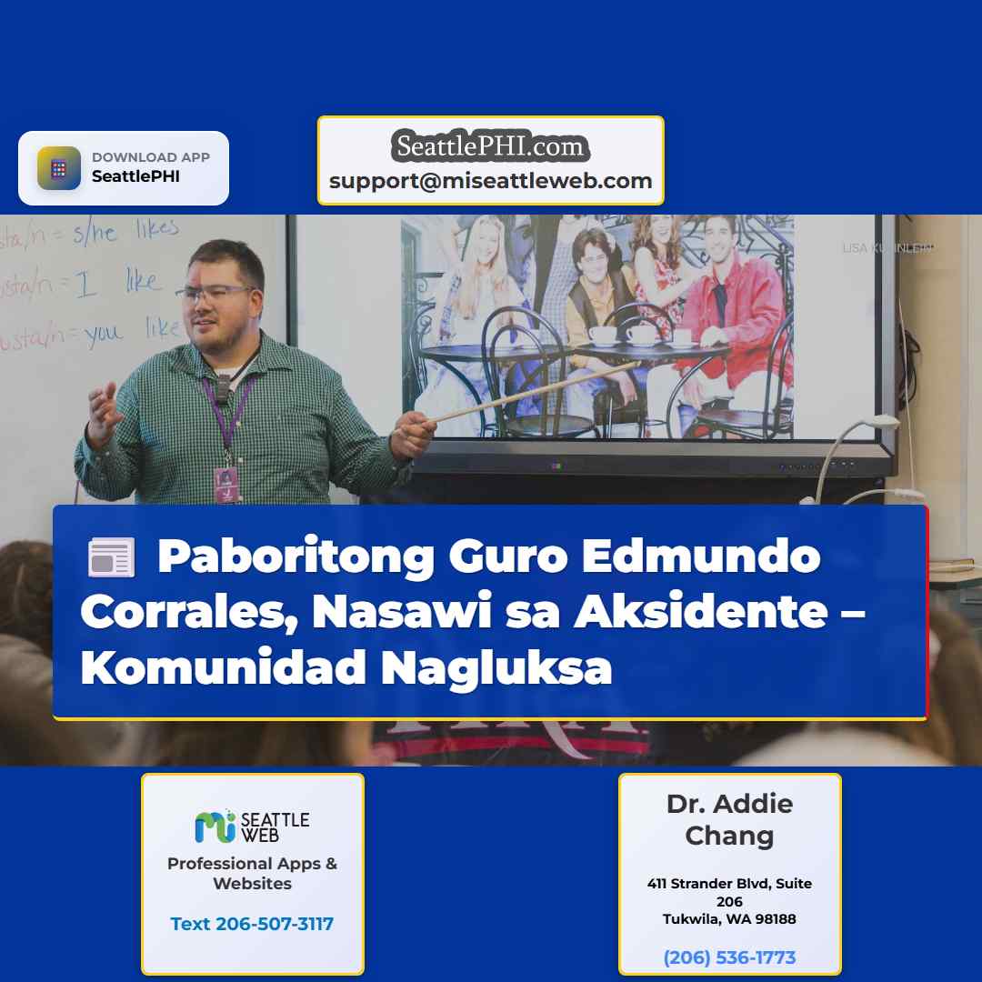 Paboritong Guro ng Anacortes Nasawi sa Aksidente Bago Pumasok sa Trabaho
