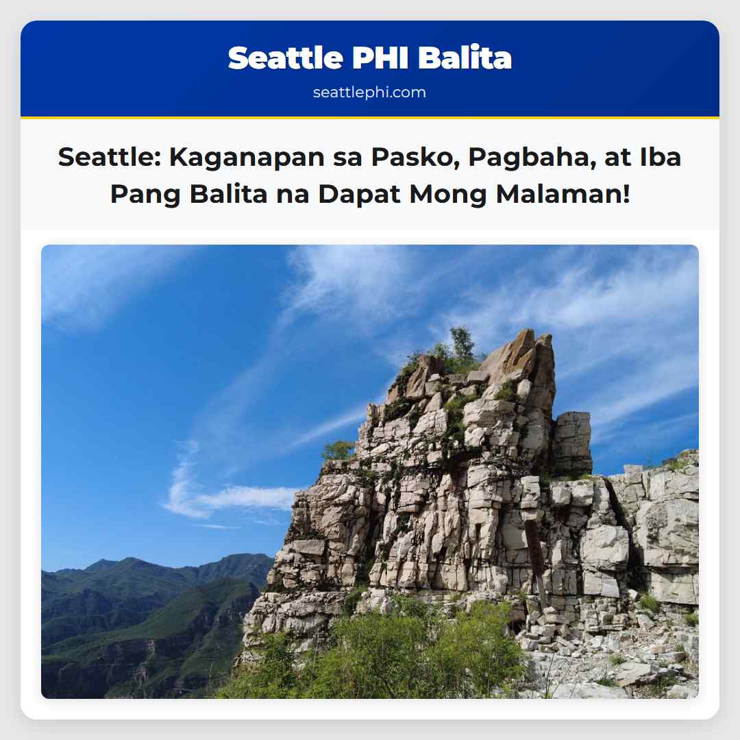 Seattle: Kaganapan sa Pasko, Pagbaha, at Iba Pang