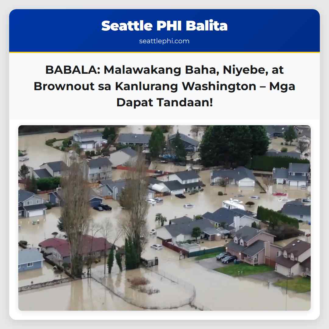 BABALA: Malawakang Baha, Niyebe, at Brownout sa