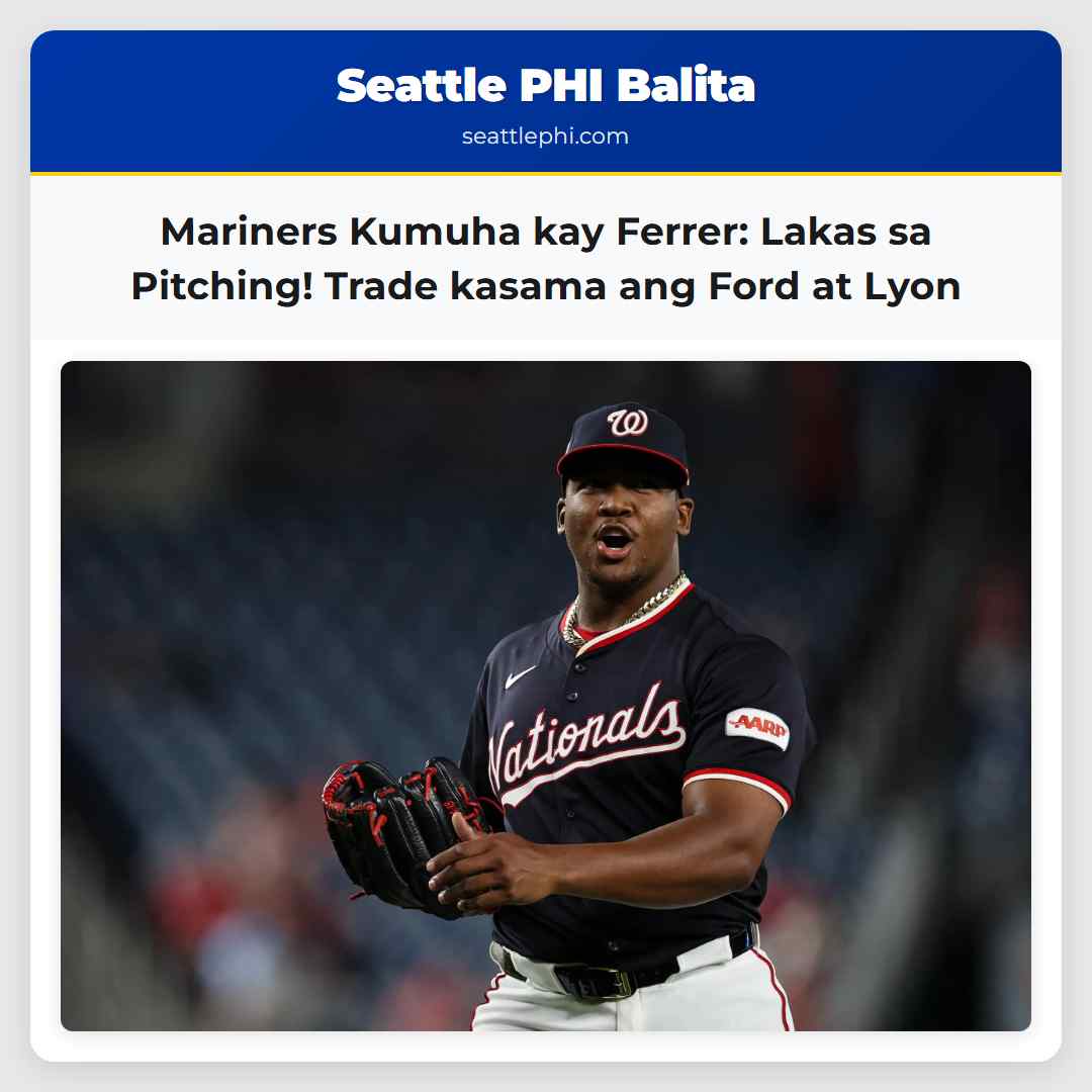 Mariners Kumuha kay Ferrer: Lakas sa Pitching!