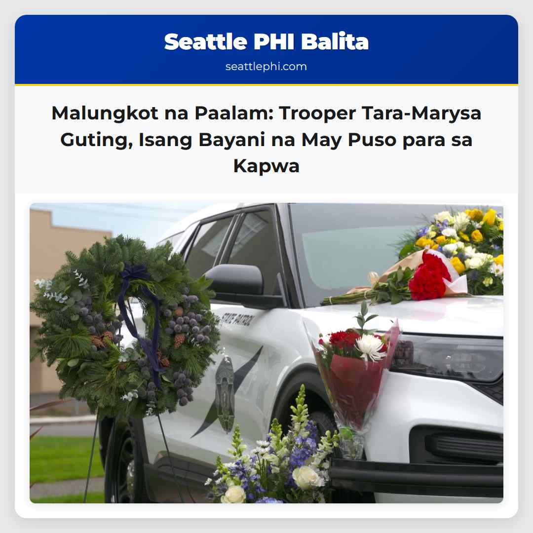 Malungkot na Paalam: Trooper Tara-Marysa Guting,
