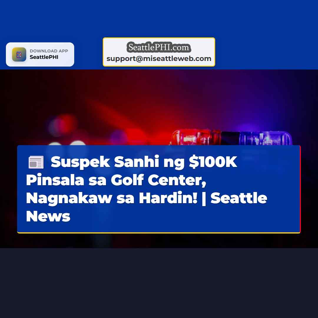 Suspek Sanhi ng Malaking Pinsala sa Interbay Golf Center at Pagnanakaw sa Hardin