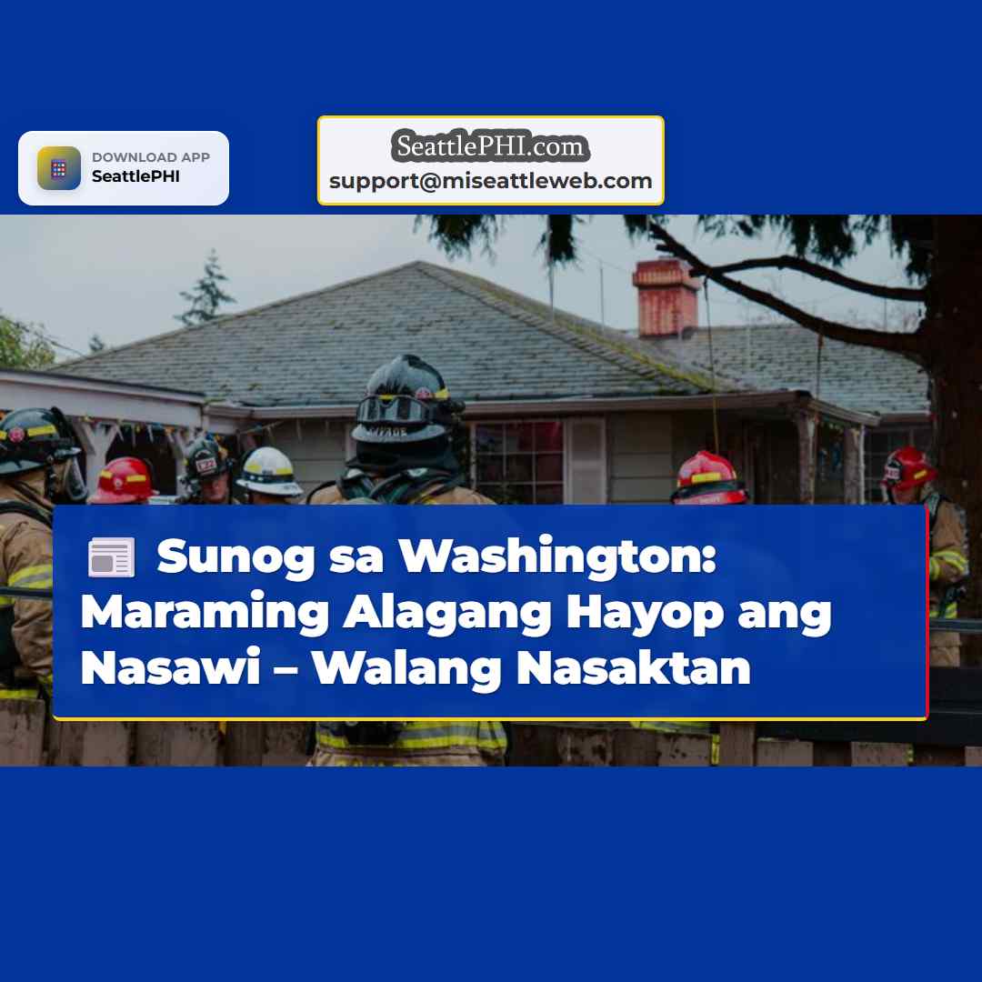 Sunog sa University Place Washington Maraming Alagang Hayop ang Nasawi