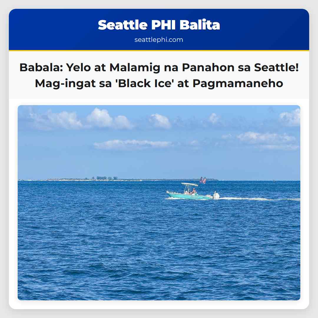Babala: Yelo at Malamig na Panahon sa Seattle!