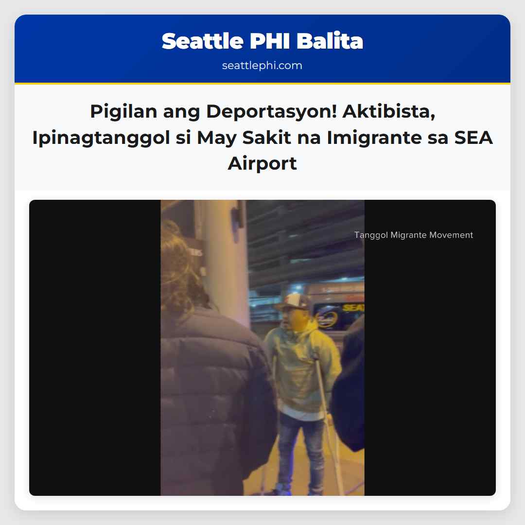 Pigilan ang Deportasyon! Aktibista, Ipinagtanggol