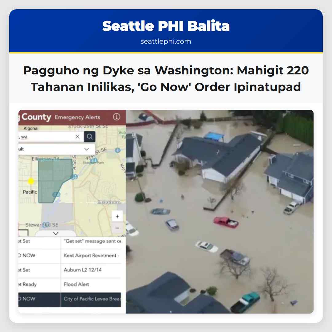 Pagguho ng Dyke sa Washington: Mahigit 220