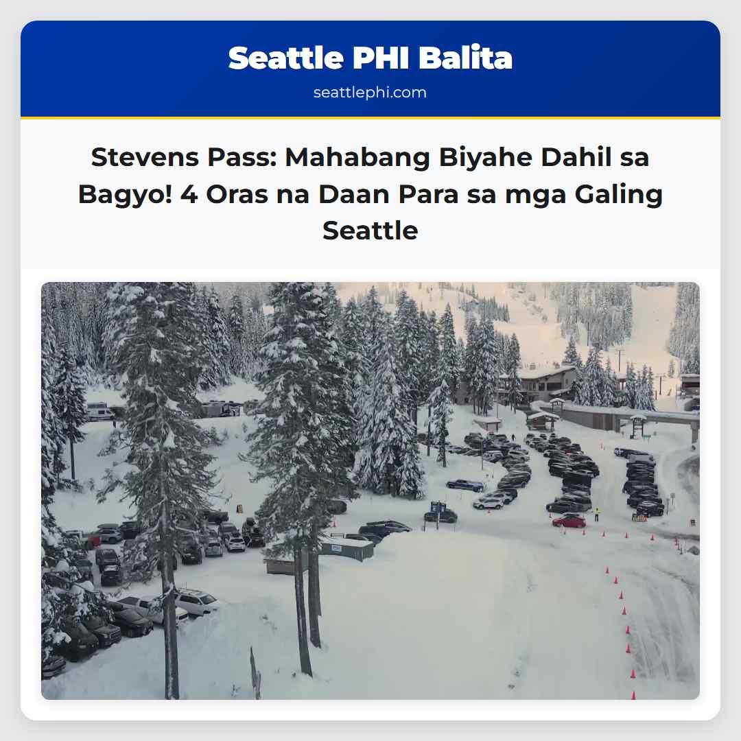 Stevens Pass: Mahabang Biyahe Dahil sa Bagyo! 4