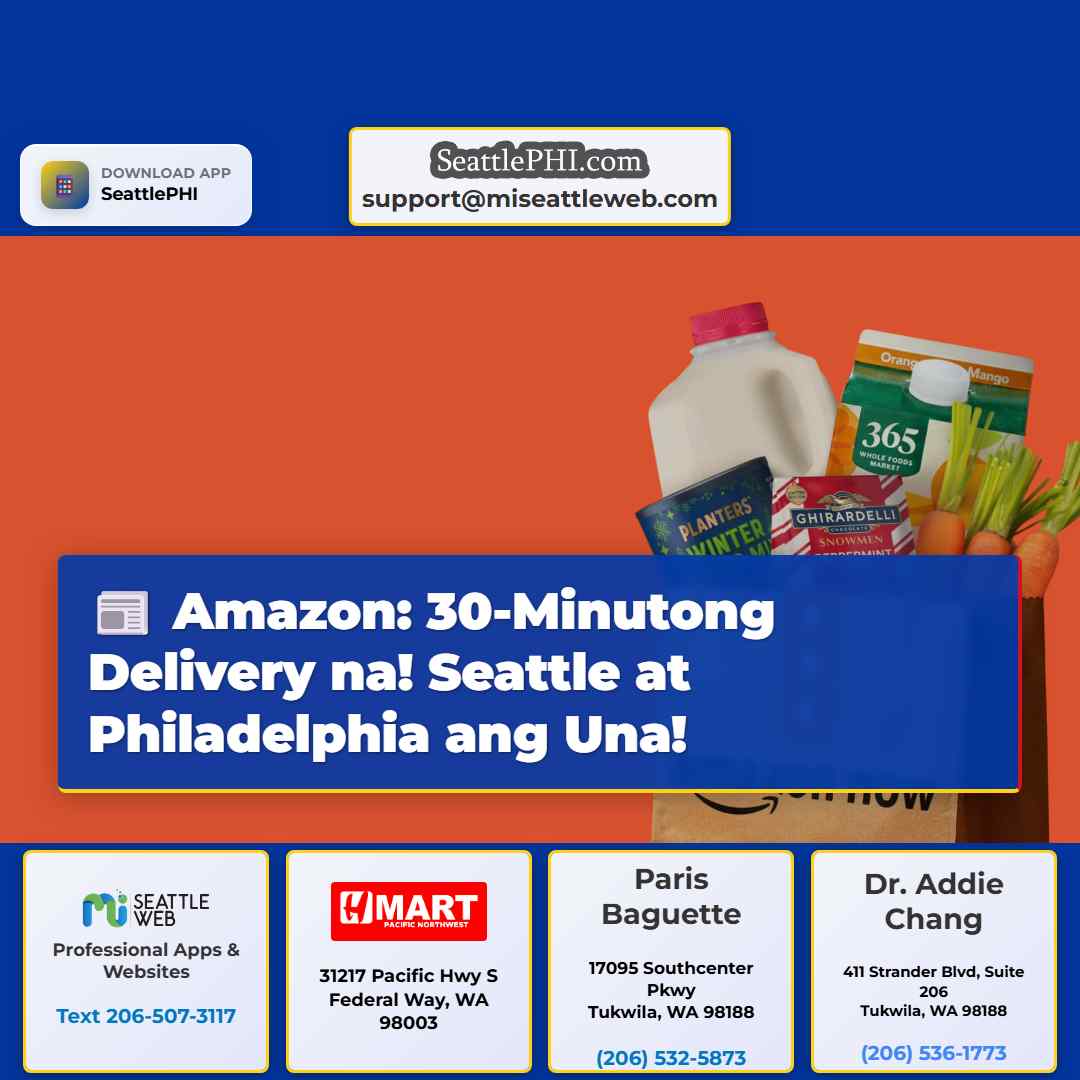 Amazon Nag-alok na ng 30-Minutong Delivery sa Seattle
