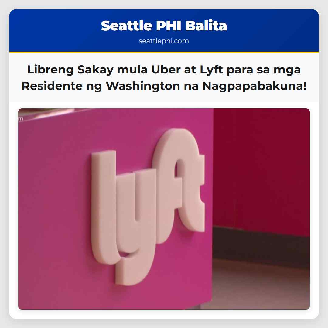 Libreng Sakay mula Uber at Lyft para sa mga
