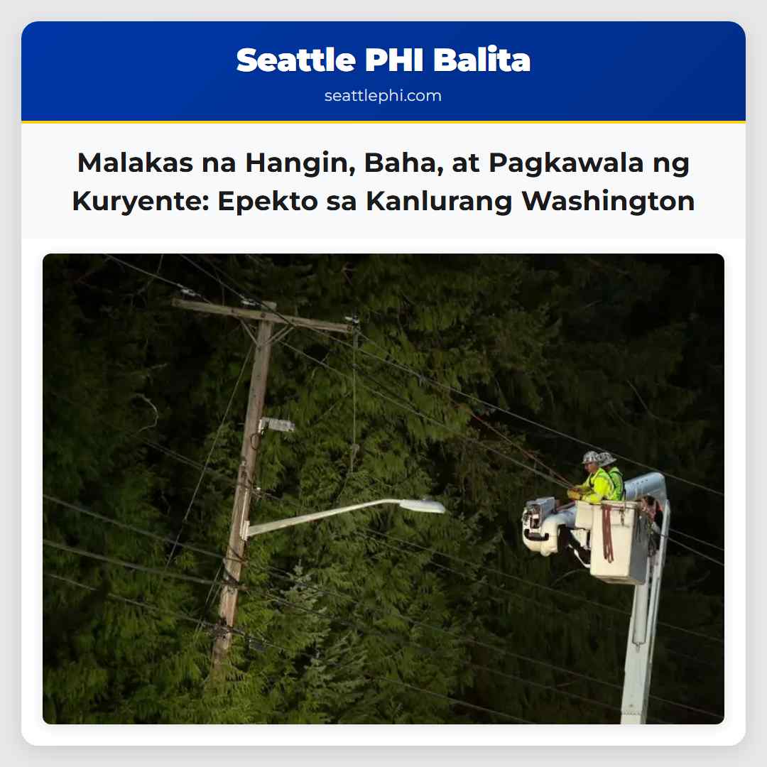 Malakas na Hangin, Baha, at Pagkawala ng