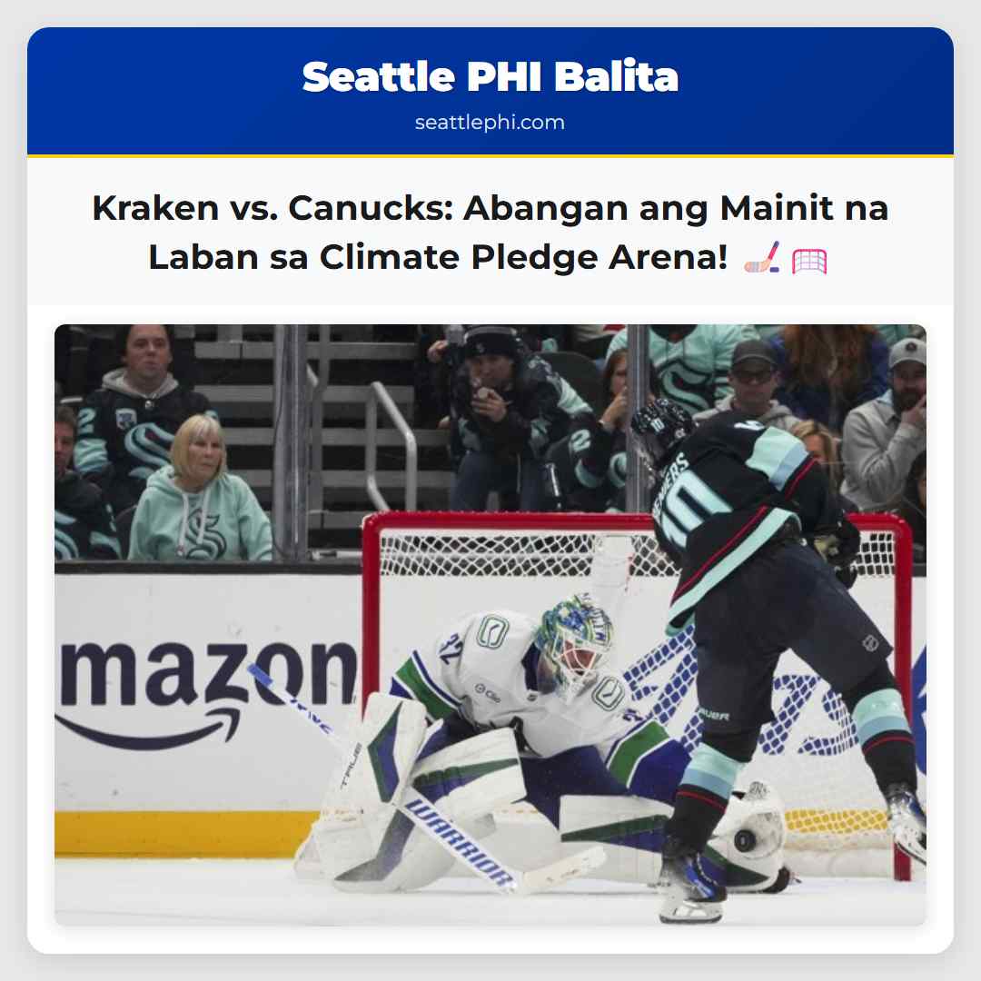 Kraken vs. Canucks: Abangan ang Mainit na Laban
