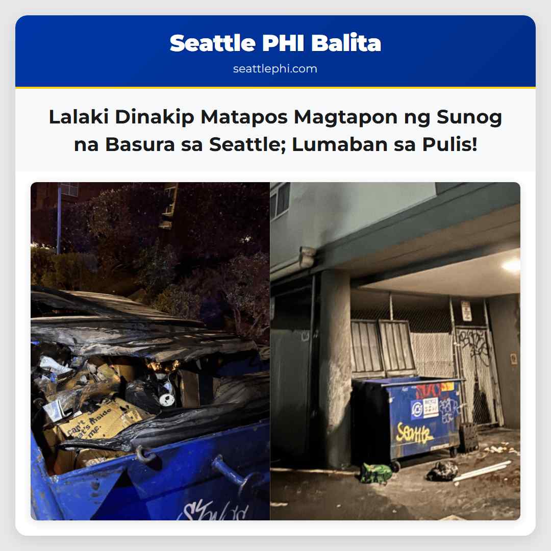 Lalaki Dinakip Matapos Magtapon ng Sunog na