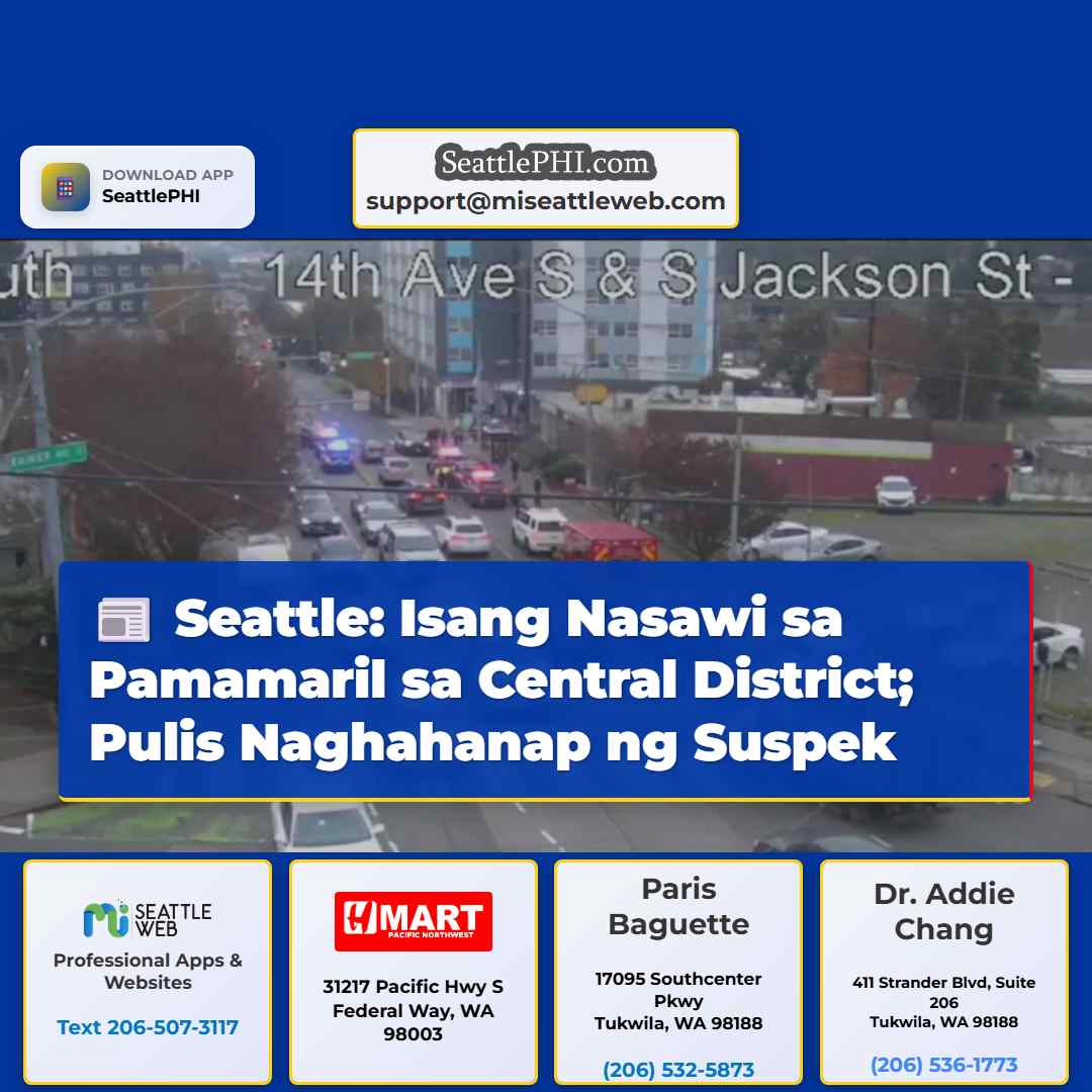 Isang Nasawi sa Pamamaril sa Central District Seattle Pulis Naghahanap ng Suspek