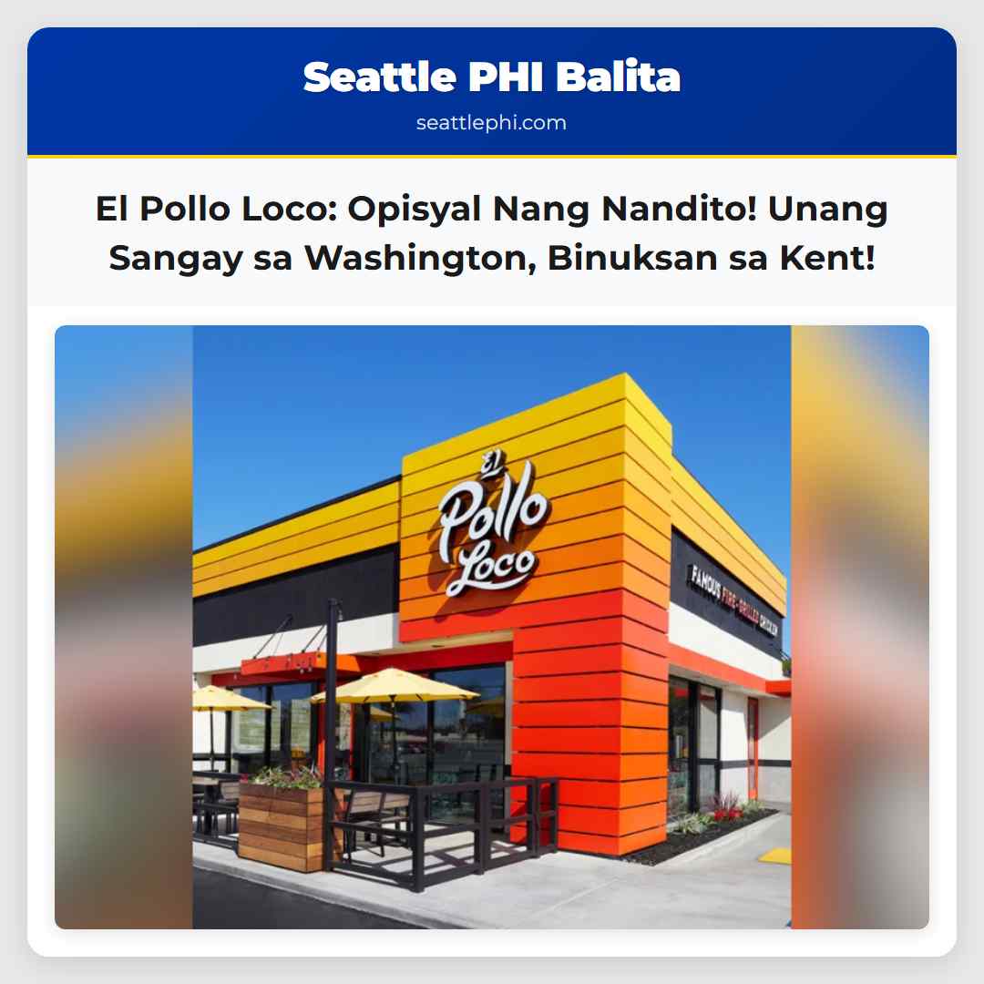 El Pollo Loco: Opisyal Nang Nandito! Unang Sangay