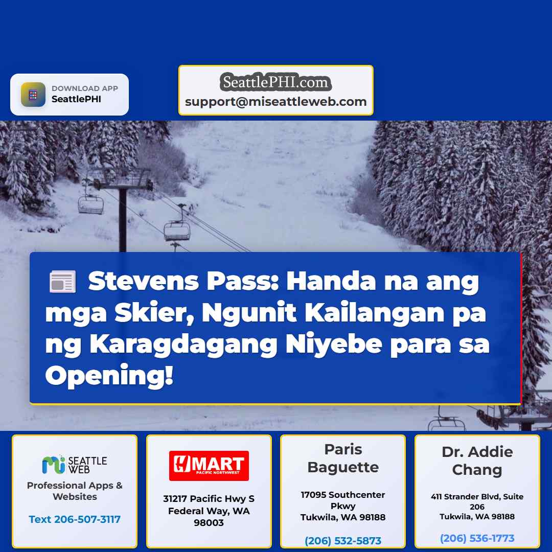 Stevens Pass: Handa na ang mga Skier, Ngunit