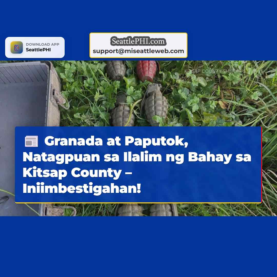 Granada at Paputok Natagpuan sa Ilalim ng Bahay sa Kitsap County