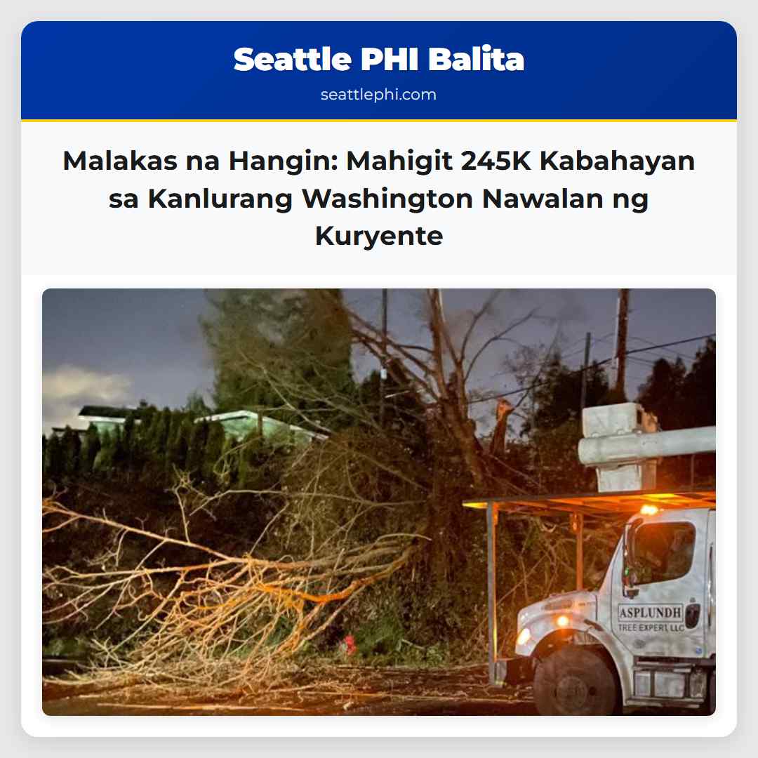 Malakas na Hangin: Mahigit 245K Kabahayan sa