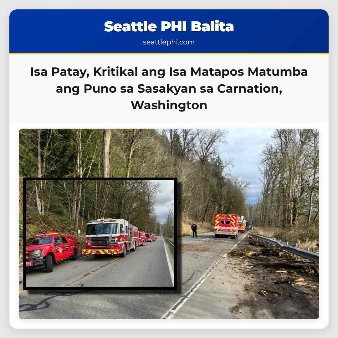 Isa Patay, Kritikal ang Isa Matapos Matumba ang