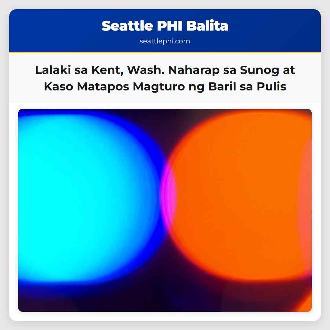 Lalaki sa Kent, Wash. Naharap sa Sunog at Kaso