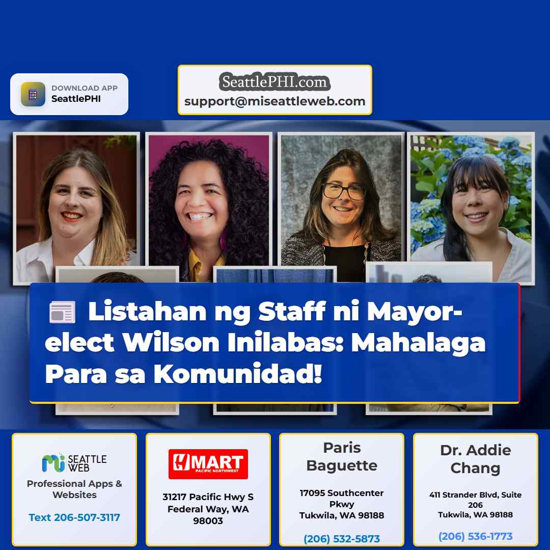 Listahan ng Staff ni Mayor-elect Wilson Inilabas: